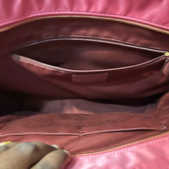 Pink Ruffled Coach Shoulderbag - Picture 3 of 3